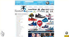Desktop Screenshot of handball2go.de